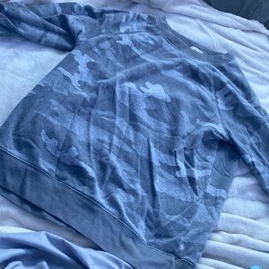 size small, camo, warm on inside